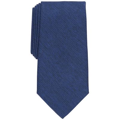 Perry Ellis Mens Wagner Classic Navy Blue Textured Tie One Size Necktie