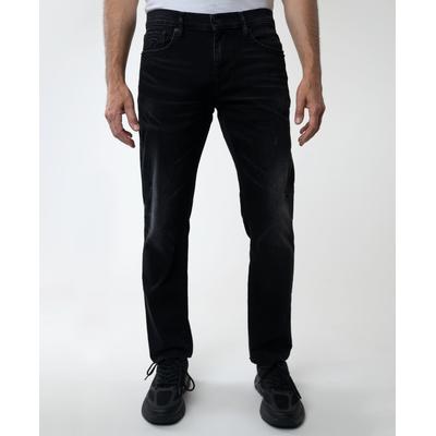 Lazer Mens Skinny Fit Stretch Jeans Black 30 x 30
