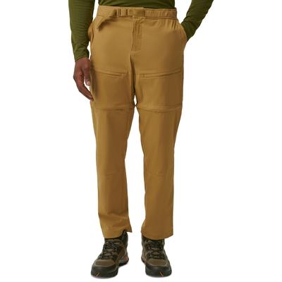 Bass Outdoor Men's Tracker Stretch Ripstop Zip Off Convertible Pants Brown XL