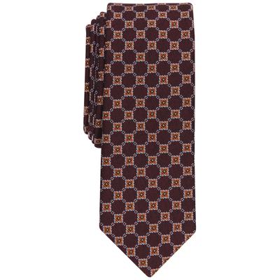 Bar III Men's Nostrand Skinny Necktie Red