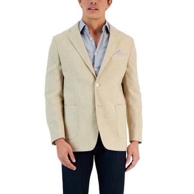 Vince Camuto Mens Twill Sport Coat Tan 44R