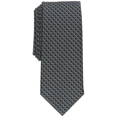 Alfani Mens Tindall Mini-Medallion Tie Hunter Green OS