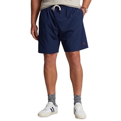 Polo Ralph Lauren Mens  fit Swim Trunks Swimwear 3XLT Blue Solid