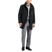 Calvin Klein Mens Slim fit Raincoat Coat 40 L Black Solid