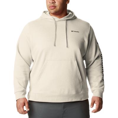 Columbia Men's Trek Hoodie  Chalk Black Logo  White Xxl