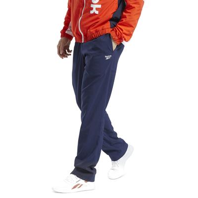 Reebok Men Regular fit Track Pants Small / 31 Blue Solid Moisture Wicking