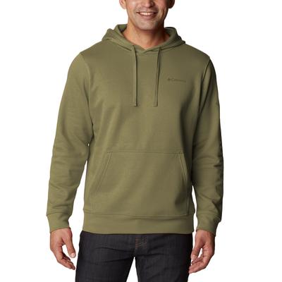 Columbia Men's Sleeve Logo Trek Hoodie Savory Stone Green Small