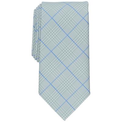 Club Room Mens Classic fit Tie Necktie One Size Mint Green Plaid