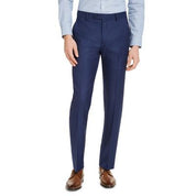 Alfani Mens Slim fit Dress Pants 50 / 32 Blue Solid