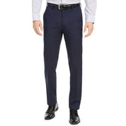 Alfani Mens Slim fit Dress Pants 40 / 29 Navy Blue Solid Stretch