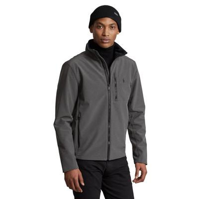Polo Ralph Lauren Men's Water-Repellant Stretch Softshell Jacket XS Grey Full Zip