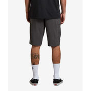 Volcom Mens Kerosene Hybrid Shorts Charcoal Grey Heath  31