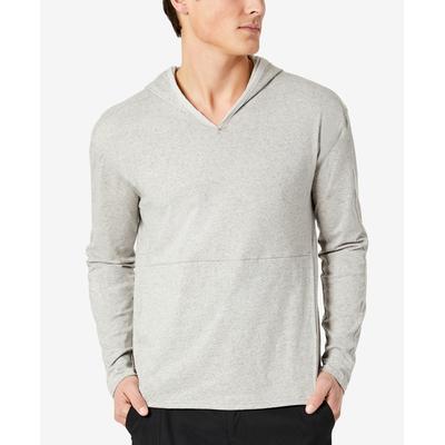 Kenneth Cole Men's Slim fit Hoodie  Sweatshirt Light Grey Medium