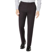 Calvin Klein Jayden Mens Wool Blend Skinny Fit Suit Dress Pants Purple 33 x 32