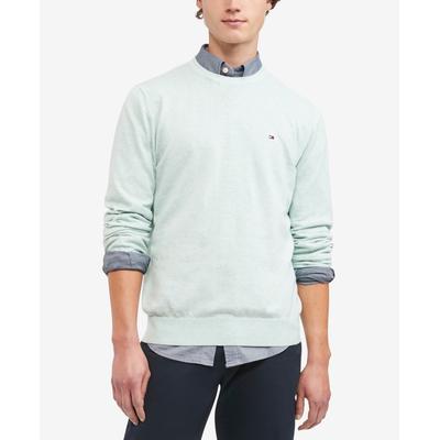 Tommy Hilfiger Men's Big & Tall Crewneck Sweater 4XL Light Green