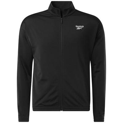 Reebok Men Regular fit Track Jacket Coat Large Black