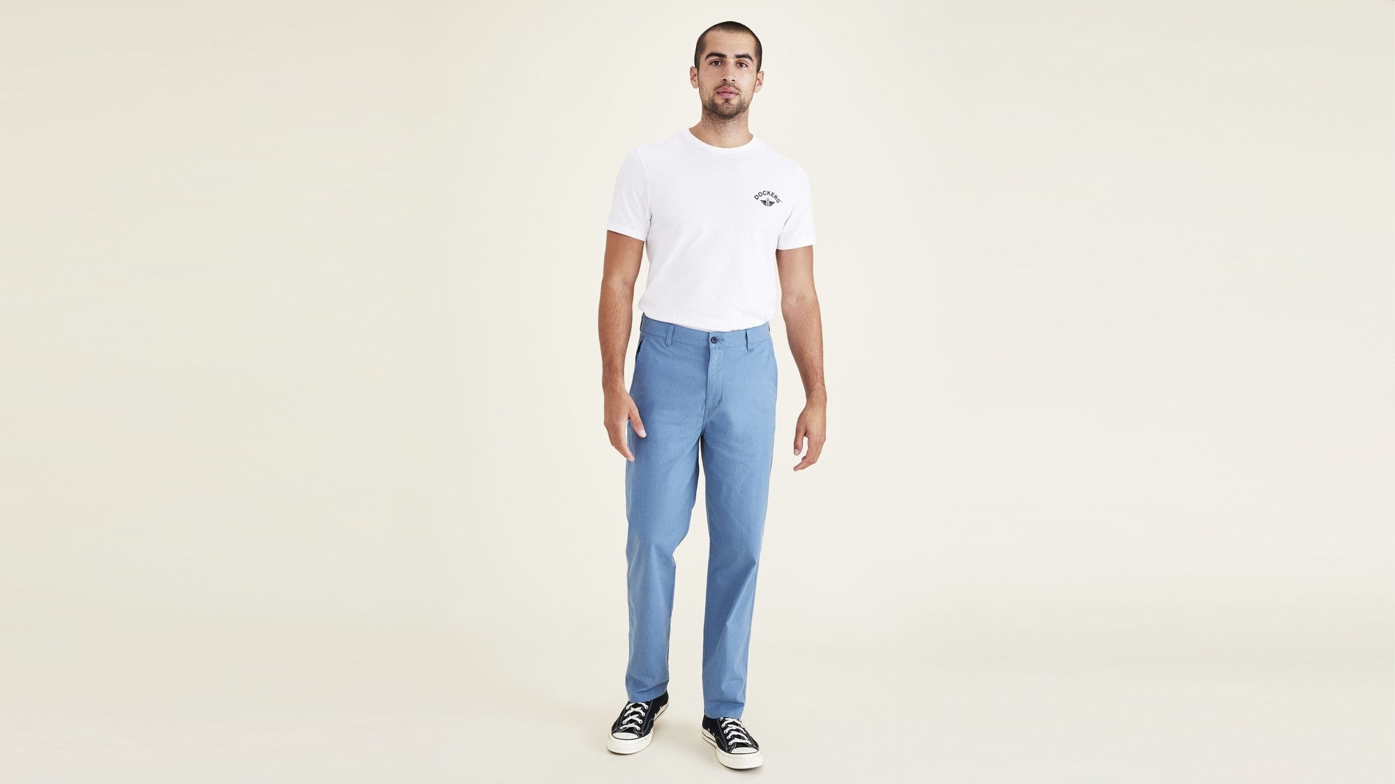 Dockers Men's Ultimate Straight Fit Chino Pants Ocean Blue 38 x 29