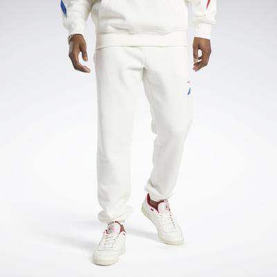 Reebok Mens Classic fit Sweatpants Fleece Pants Medium / 31 White