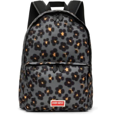 Kenzo Printed Backpack Bag Black