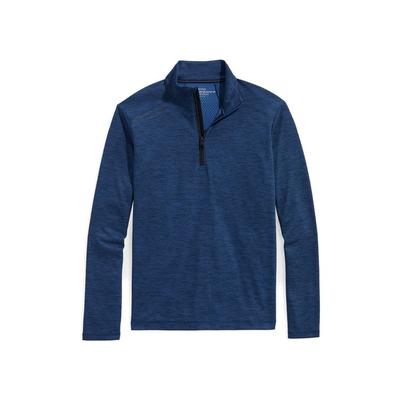 Vineyard Vines Mens  fit Quarter zip Sweatshirt Sweater Large Blue Striped