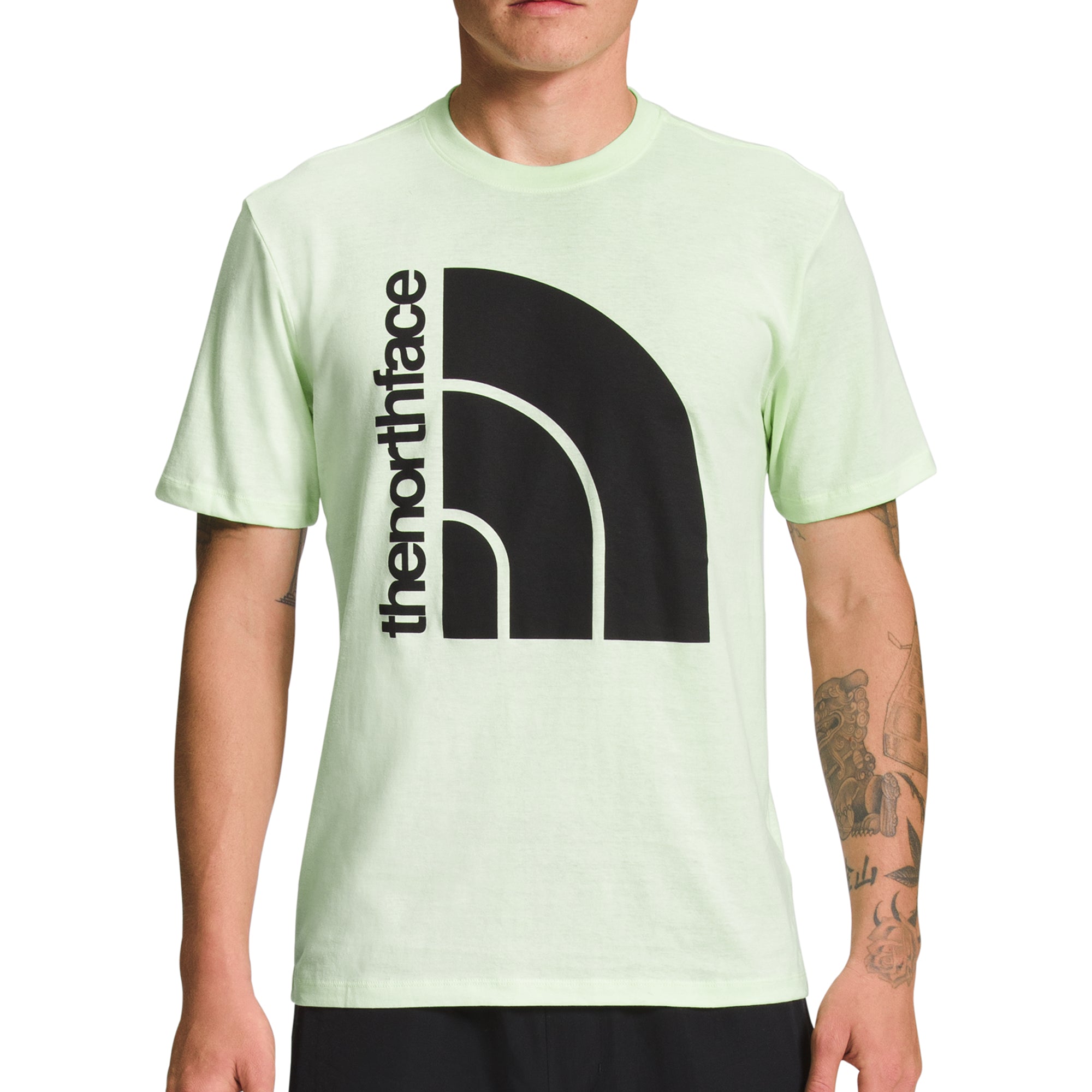 The North Face Mens Jumbo Half Dome Short Sleeve T Shirt Lime Green 2XL