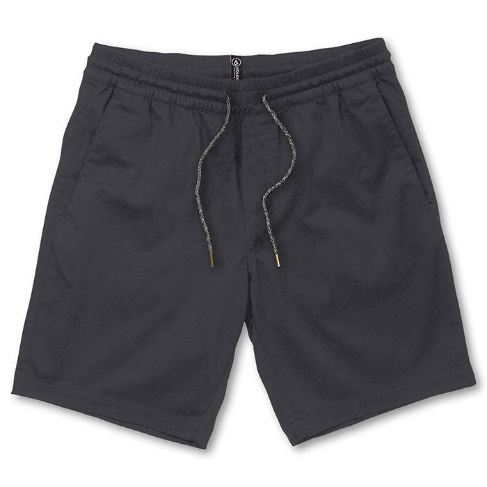 Volcom Mens Frickin Elastic Shorts Charcoal Medium