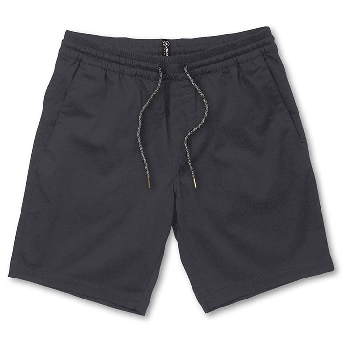 Volcom Mens Frickin Elastic Waist Shorts  Charcoal XL