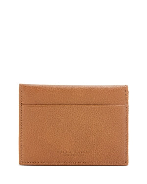The Men's Store  Uptown Leather Card Case Wallet Light Brown