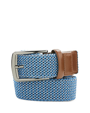The Men's Store  Men's Happy Blue Stretch Webbing Belt Size 40