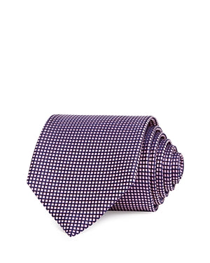 The Men's Store at Bloomingdales Navy Pink Woven Micro Neat Necktie OSFA
