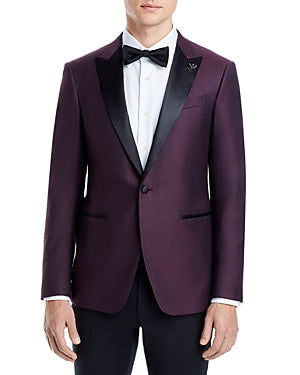 John Varvatos Star USA Brooklyn Slim Fit Dinner Jacket 46R Berry Red