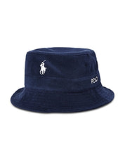 Polo Ralph Lauren Mens Stretch Terry Bucket Hat Newport Blue Large XL