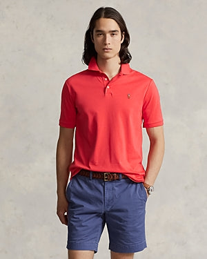 Polo Ralph Lauren Men's Mesh Short Sleeve Polo Shirt  Red Reef Small
