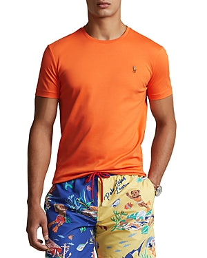 Polo Ralph Luaren Men's Short Sleeve Crewneck T-Shirt Lifeboat Orange XL