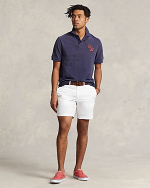 Polo Ralph Lauren Men's Classic Fit Mesh Graphic Polo Shirt Dark Cobalt 2XL