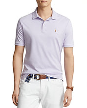 Polo Ralph Lauren Mens Classic Fit Short Sleeve Polo Shirt Soft Purple Medium