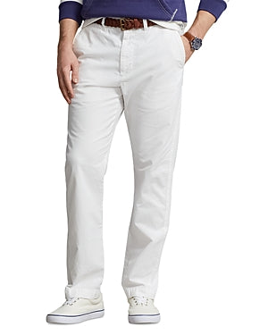 Polo Ralph Lauren Mens Salinger Straight Fit Chino Pants Deckwash White 40 x  32