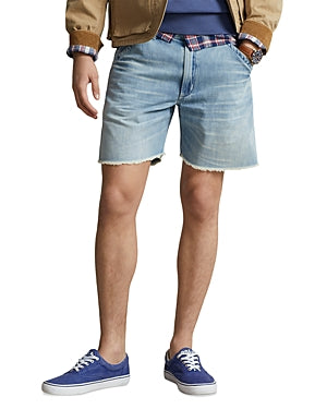 Polo Ralph Lauren Men's Cotton Relaxed Fit Denim Shorts Wiscasset Blue 36