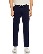 Canali Garment Dyed Convertible Drawstring Chino Pants Size 38 Navy Blue