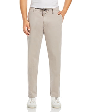 Canali Mens Drawstring Regular Fit Khaki Chino Pants 60 IT / 38 US Tan
