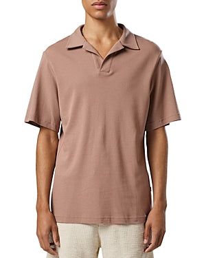 NN07 Mens Regular Fit SHort Sleeve Polo Shirt Brown Solid Large