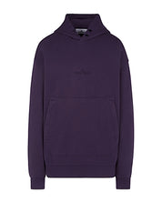 Stone Island Mens Garment Dyed Hoodie Sweatshirt XL Purple