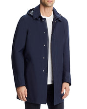 Herno Laminar Mens Goretex City Trench Coat Size EU 48 US 38 Navy Blue
