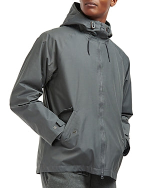 BARBOUR Mens Holby Jacket Coat Large Grey Waterproof