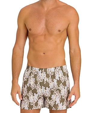 Hanro Fancy Woven Boxers Urban Print Men's Underwear Medium