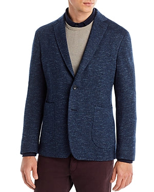 The Men's Store at Bloomingdale's Jersey Regular Fit Sport Coat 42L Navy Blue