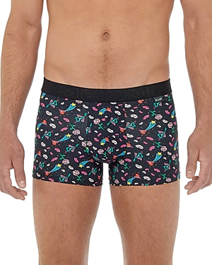 HOM USA Men's Amour Boxer Brief Small Black