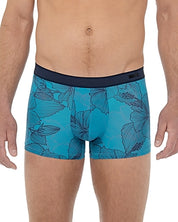 Hom Fano Plume Floral Print Boxer Briefs Underwear Blue Medium
