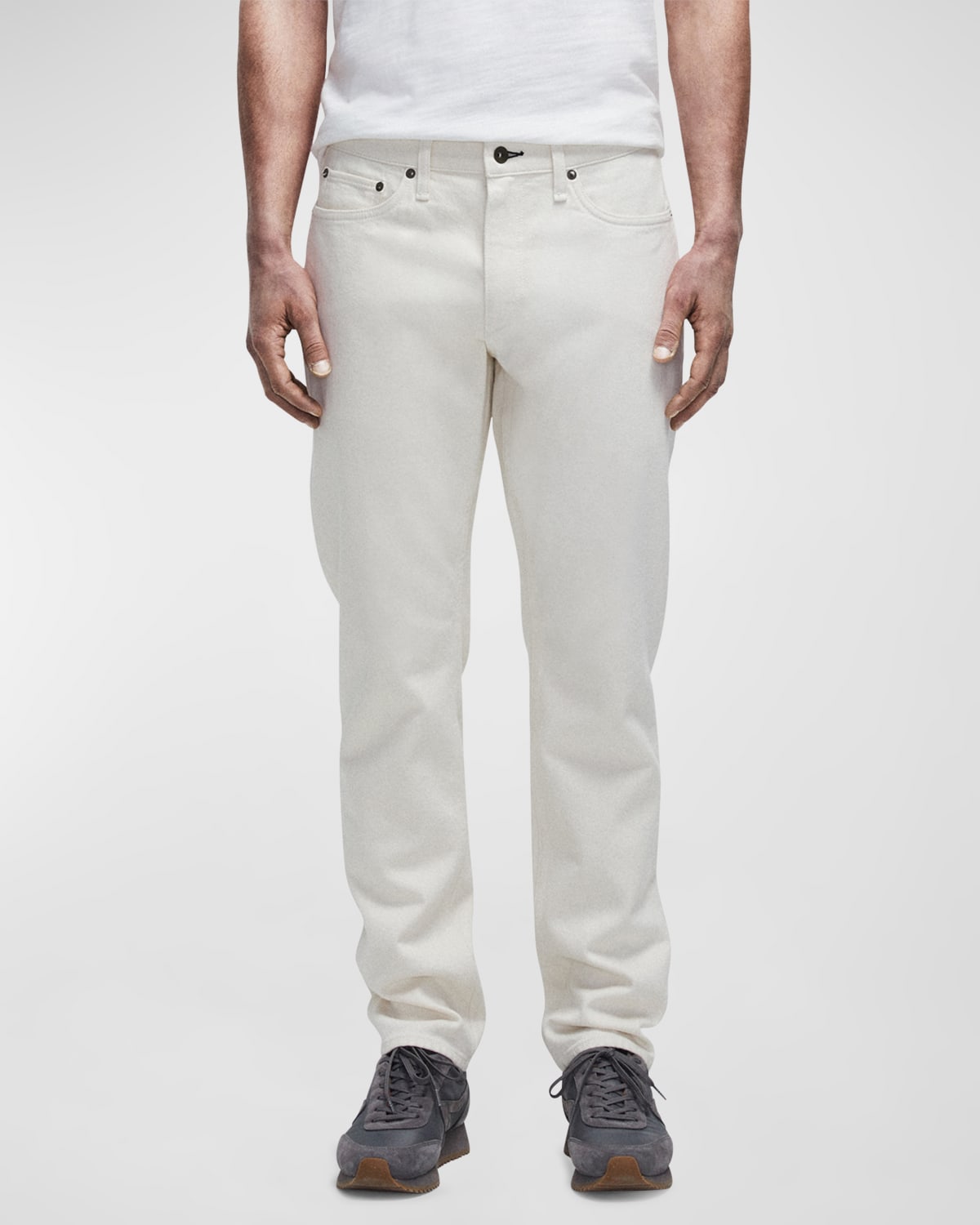 Rag & Bone Fit 3 Authentic Mens Stretch Slim Athletic Fit Jeans Ecru 32 x 32