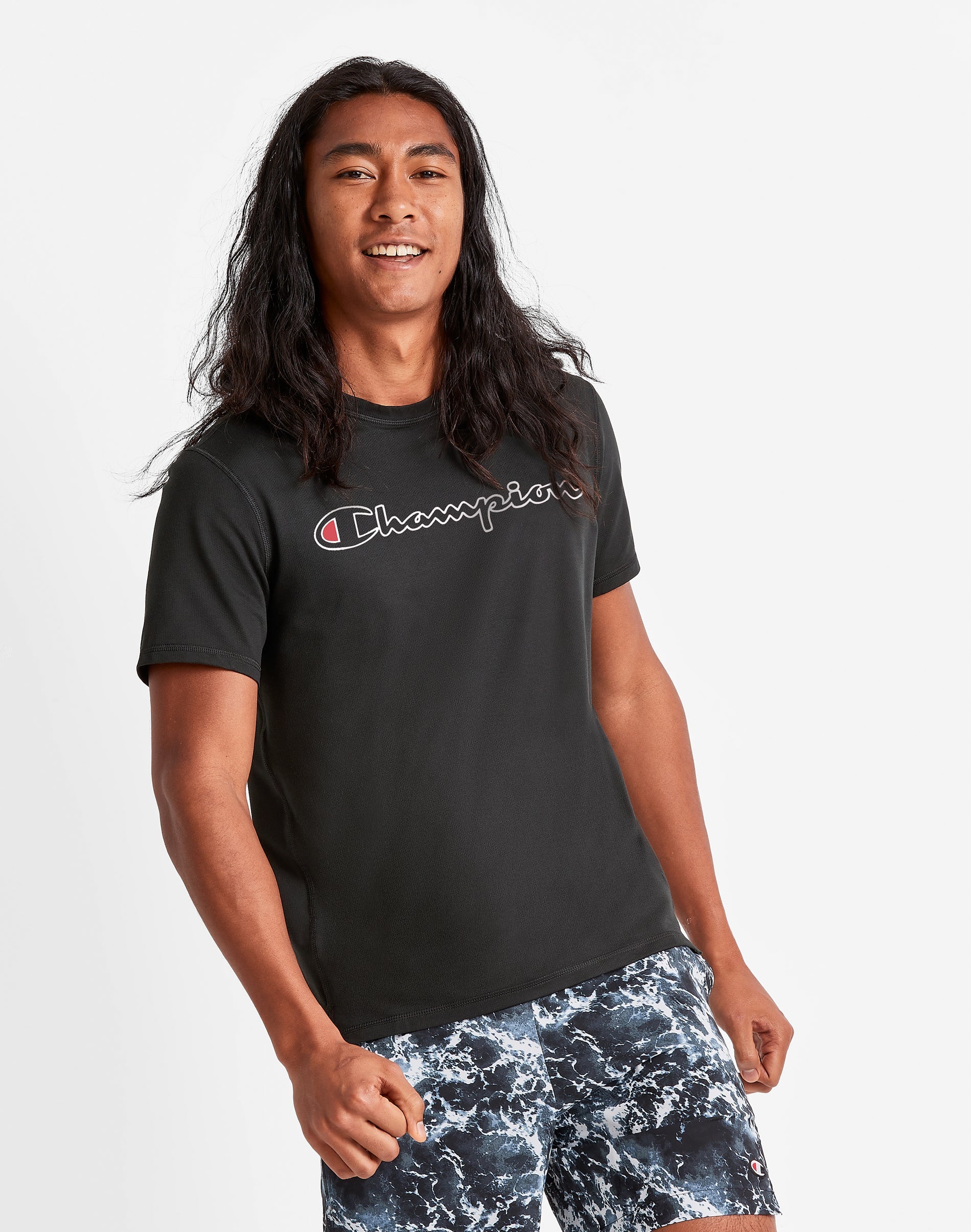 Champion Men's Short Sleeve T Shirt MVP Script Logo XXL